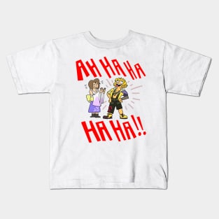 Tidus Laugh (Red Text Ver) Kids T-Shirt